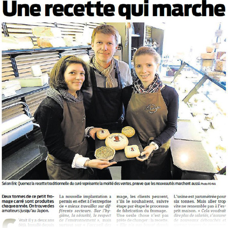 Article presse océan, le curé nantais, une recette qui marche !